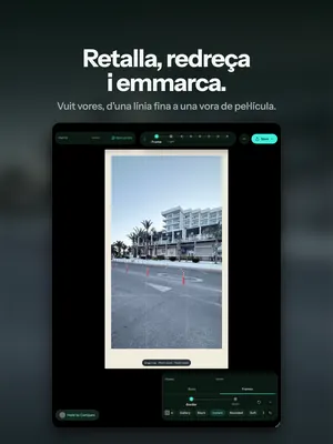 Retalla, redreça i emmarca. Vuit vores, d'una línia fina a una vora de pel·lícula.