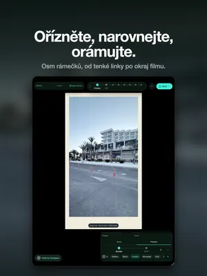 Ořízněte, narovnejte, orámujte. Osm rámečků, od tenké linky po okraj filmu.