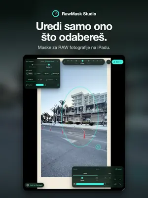 Uredi samo ono što odabereš. Maske za RAW fotografije na iPadu.